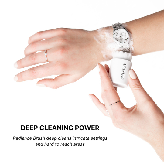 Jewelry Wash, Radiance Brush, and Drying Stone